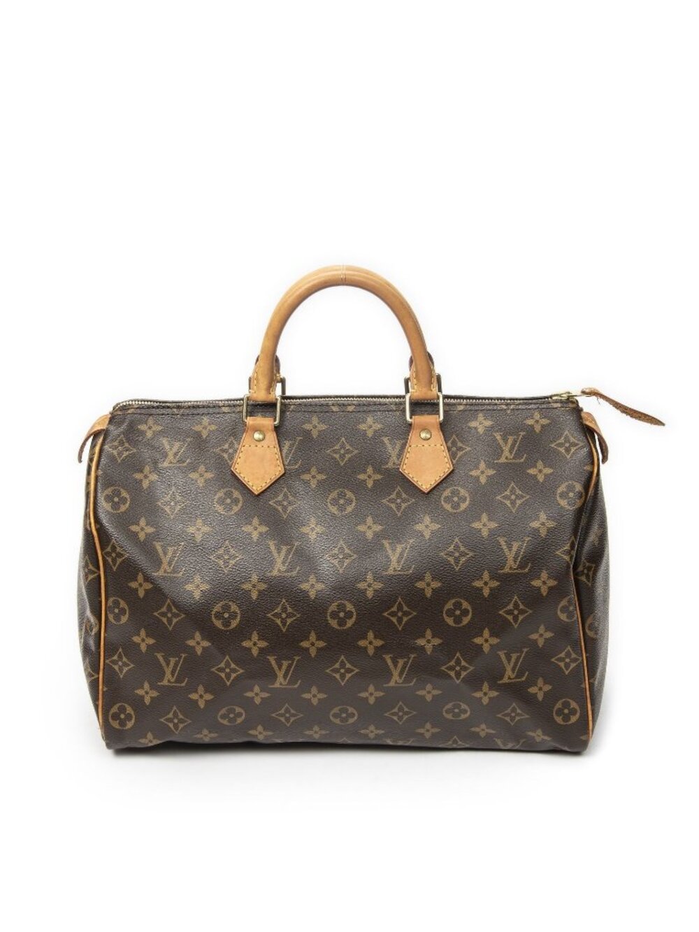 Louis Vuitton Speedy Brown Monogram Canvas Handbag
